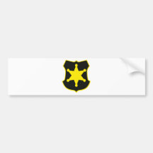 sheriff adhésifs pour voiture