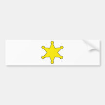 sheriff autocollants pour voiture