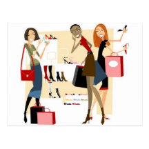 Shopaholic Wenskaarten