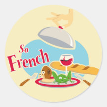 Si français adhésif rond