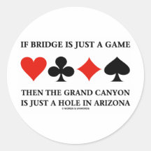 Si le pont est juste un trou de canyon grand de je autocollants