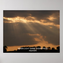 SI LÉGER BRILLEZ VERS LE BAS DU CIEL POSTERS