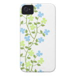 Sierlijke Moderne BloemeniPhone 4 geval-Partner ID casemate hoesje