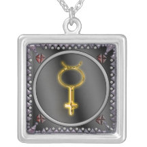 sigil de mercure collier personnalisé