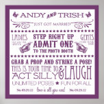 Signage de cabine de photo (32x32) posters