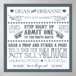 Signage de cabine de photo (40x40) affiche