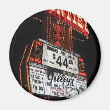 Signe de frontière de Vegas Magnets