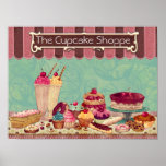 Signe de magasin de boulangerie de Patisserie de p Posters