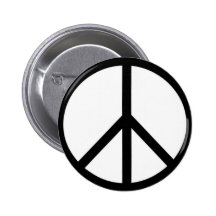 signe de paix pin's avec agrafe