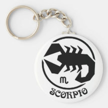 Signe de zodiaque de Scorpion Porte-clés
