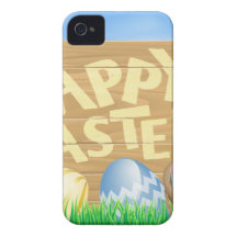 Signe heureux de Pâques Coque Case-Mate iPhone 4