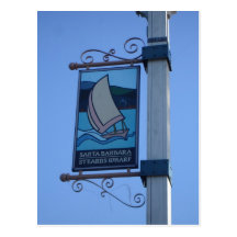 Signe - quai de Stearns, Santa Barbara, CA Cartes Postales