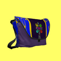 Signes de paix - sac messenger zéro sacs messenger