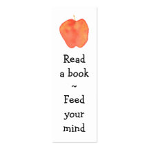 Signet d'Apple de lecture mini - Carte De Visite