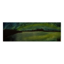 Signet d'art d'aquarelle cartes de visite professionnelles