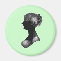 Silhouette de Cassandra Austen magnets
