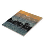 Silhouette de pélican ; Calendrier 2012 Carreaux