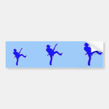 Silhouette de Playe de guitare Autocollant Pour Voiture