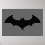 Silhouette simple de batte affiches