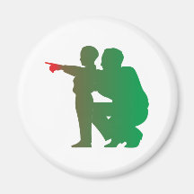 Silhouetten silhouettes Vater Kind father child Magnete