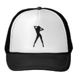 Silhouettes 3 casquettes de camionneur