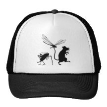 Silhouettes antiques de créature casquette