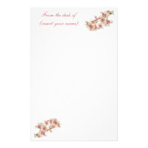 Simplement élégant motifs pour papier à lettre