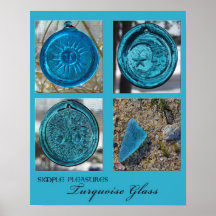 SimplePleasuresTurquoiseGlass Affiches