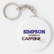 Simpson a actionné par la caféine porte-clefs