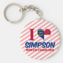 Simpson, la Caroline du Nord Porte-clé