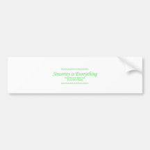 sincerity_green bumpersticker