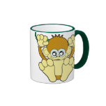Singe de bébé tasses