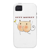 Singe de bout iPhone 4 case