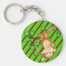 Singe de oscillation Keychain Porte-clef