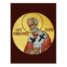 Sinterklaas de wonder-Arbeider Kaart van het Gebed Wens Kaart