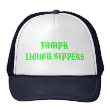 SIPPERS DE BOISSON ALCOOLISÉE DE TAMPA CASQUETTES