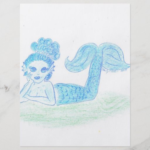 Sirène bleue par Wendy C. Allen Prospectus En Couleur