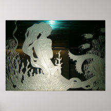 Sirène de miroir posters