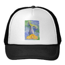 Sirène mûre méditante casquettes de camionneur