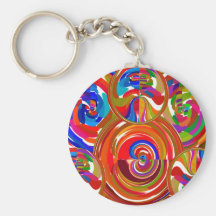 Six cercles de sigma - la thérapie de couleur de R Porte-clé