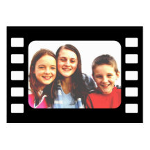 Sjabloon, de Sjabloon van de Film Visitekaartjes Sjabloon