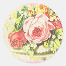 Sjofel nam het Art. van de Collage toe Ronde Stickers