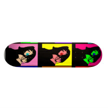 SKATE BOARD POP ART PLANCHE À ROULETTE
