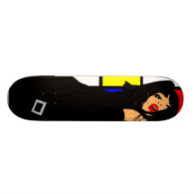 SKATE BOARD POP ART PLATEAU DE SKATEBOARD