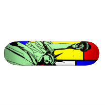 SKATEBOARD POP ART NEW YORK
