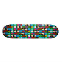 Skateboard van de Hoofden van de Stijl van het pop