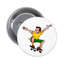 Skateboarder buttons