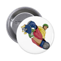 Skateboarder Speldbuttons