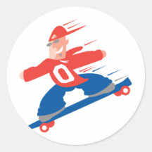 Skateboarder Sticker