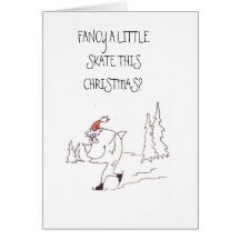 Skatefish, AIMENT un PETIT PATIN CE NOËL ? Carte De Vœux